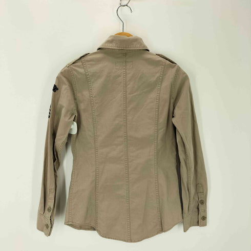 ヒステリックグラマー HYSTERIC GLAMOUR レタードワッペン ワークシャツジャケット レディース FREE