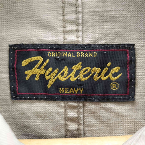 ヒステリックグラマー HYSTERIC GLAMOUR レタードワッペン ワークシャツジャケット レディース FREE