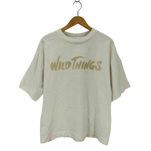 ワイルドシングス WILD THINGS FLOCKING LOGO TEE メンズ import:S