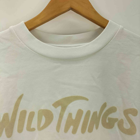 ワイルドシングス WILD THINGS FLOCKING LOGO TEE メンズ import:S