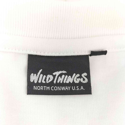 ワイルドシングス WILD THINGS FLOCKING LOGO TEE メンズ import:S