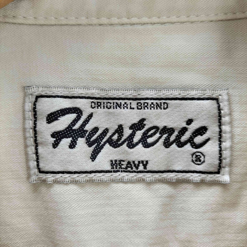 ヒステリックグラマー HYSTERIC GLAMOUR 90S Y2K ミリタリーシャツ ワッペン 刺繍 レディース FREE