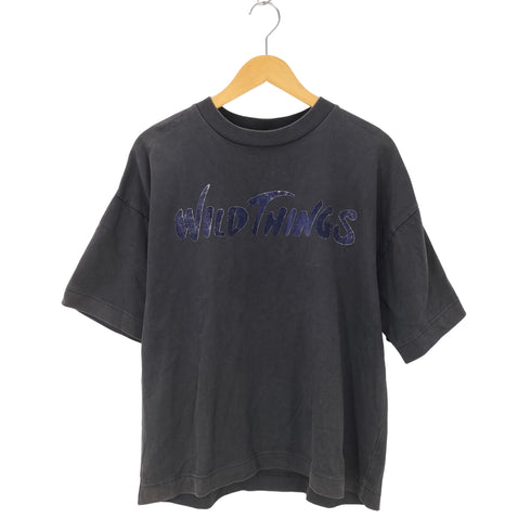 ワイルドシングス WILD THINGS FLOCKING LOGO TEE メンズ import:S
