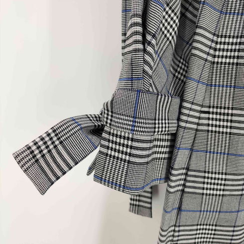 トミーヒルフィガー TOMMY HILFIGER 袖リボン チェック柄ワンピース レディース JPN:4