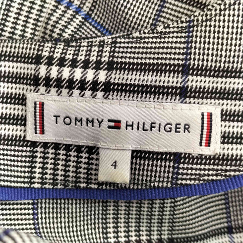 トミーヒルフィガー TOMMY HILFIGER 袖リボン チェック柄ワンピース レディース JPN:4