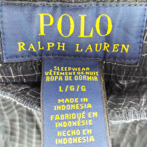 ポロラルフローレン POLO RALPH LAUREN チェック柄 パジャマ パンツ メンズ JPN:L