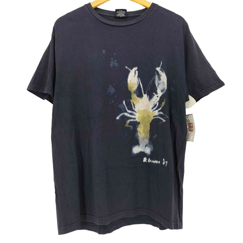 ポロラルフローレン POLO RALPH LAUREN 90‐00S ロブスター プリント S/S Tシャツ メンズ import:M