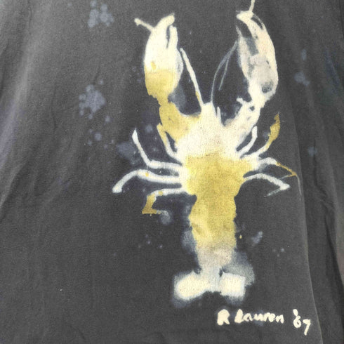 ポロラルフローレン POLO RALPH LAUREN 90‐00S ロブスター プリント S/S Tシャツ メンズ import:M