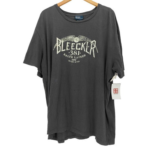 ポロバイラルフローレン Polo by RALPH LAUREN 90S BLEECKER プリント S/S クルーネック Tシャツ メンズ import:XL