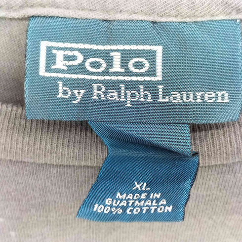 ポロバイラルフローレン Polo by RALPH LAUREN 90S BLEECKER プリント S/S クルーネック Tシャツ メンズ import:XL