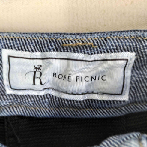 ロペピクニック Rope Picnic 24AW ウエスト革命デニム ウエストシェイプハイライズマムジーンズ レディース JPN:36
