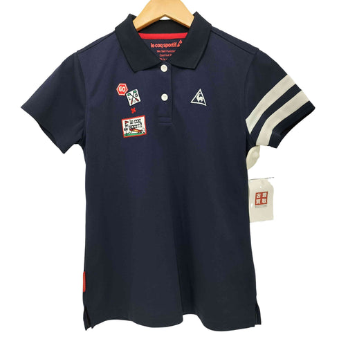 ルコック スポルティフ le coq sportif TOP鹿の子マーキング 半袖ポロシャツ レディース JPN:L
