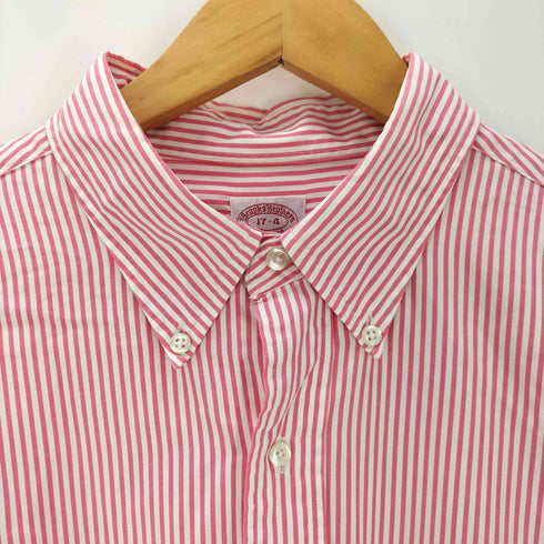 ブルックスブラザーズ BROOKS BROTHERS ノンアイロン ストライプ BDシャツ メンズ 17-4