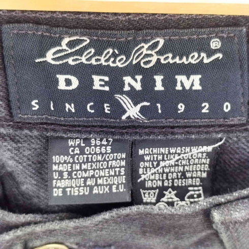 エディーバウアー Eddie Bauer classic fit ワイドテーパード バギーデニムパンツ メンズ 35×30