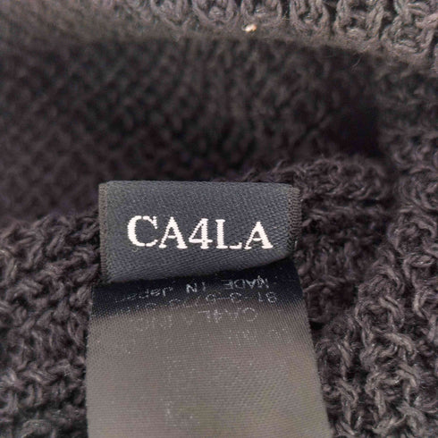 カシラ CA4LA 畦編みニット帽 ビーニー ニットキャップ メンズ