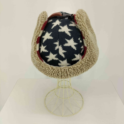 DORFMAN PACIFIC CO 星条旗 ニット フライトキャップ メンズ