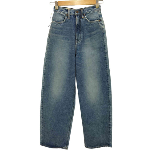 アダムエロペ Adam et Rope BICOLOR CURVY FIT JEAN バイカラーワイドデニムパンツ レディース 0