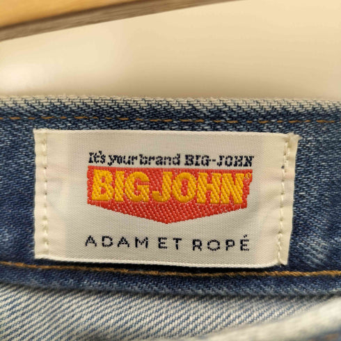 アダムエロペ Adam et Rope BICOLOR CURVY FIT JEAN バイカラーワイドデニムパンツ レディース 0