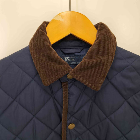 ポロバイラルフローレン Polo by RALPH LAUREN 襟元コーデュロイ キルティングジャケット レディース 130