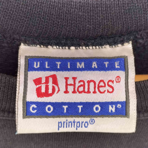 ヘインズ Hanes ULTIMATE COTTON ホンジュラス製 プリント スウェット メンズ import:S