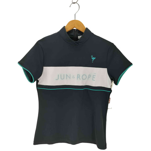 JUN&ROPE 【ECO】【UV】フロントロゴメッシュコンビ半袖プルオーバー レディース JPN:L