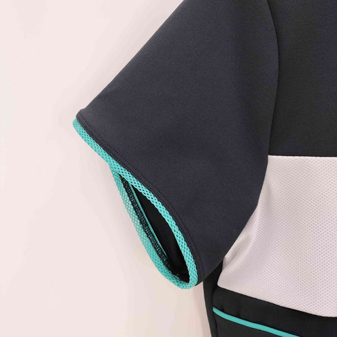 JUN&ROPE 【ECO】【UV】フロントロゴメッシュコンビ半袖プルオーバー レディース JPN:L