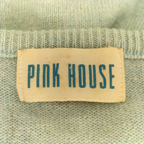 ピンクハウス PINK HOUSE 花ロゴ刺繍 ラムウールニット レディース