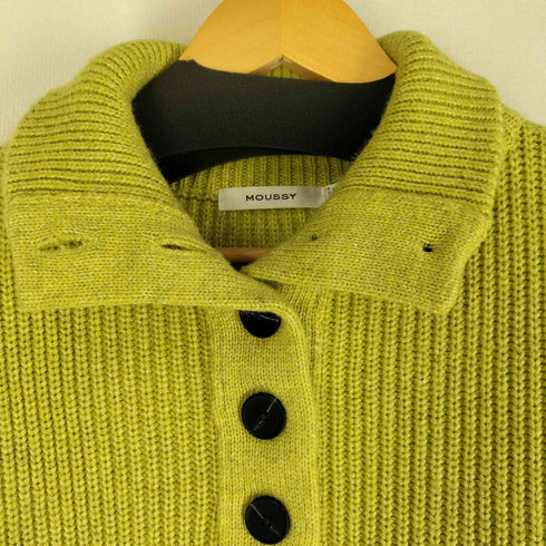 マウジー moussy 22AW BUTTON UP HI NECK セーター レディース FREE