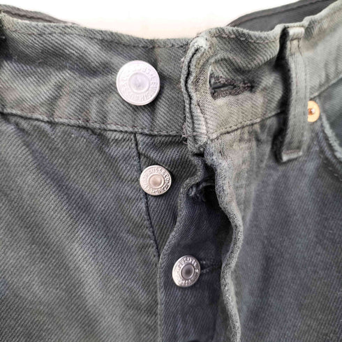 リーバイス Levis 英国製 ユーロ ボタン裏311 後染め 501 ブラックデニムパンツ メンズ 33