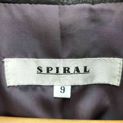 spiral ラムレザージャケット レディース 9