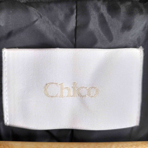 チコ Chico 22AW スタンドカラーミドル丈オーバーコート レディース FREE