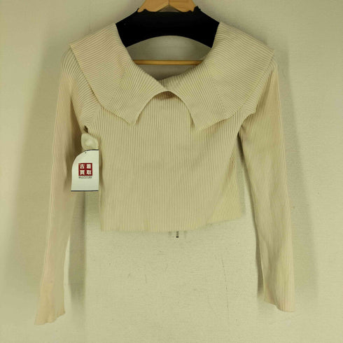 リリアンカラット LILLIAN CARAT ZIPデザインオフショルニット レディース JPN:2