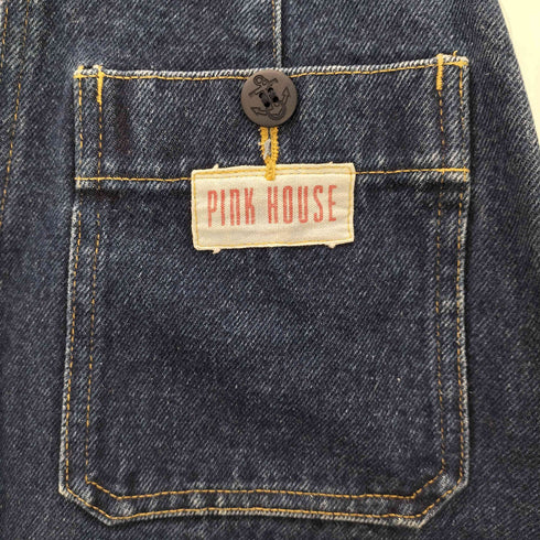 ピンクハウス PINK HOUSE ウエストボタンデザイン デニムスカート レディース