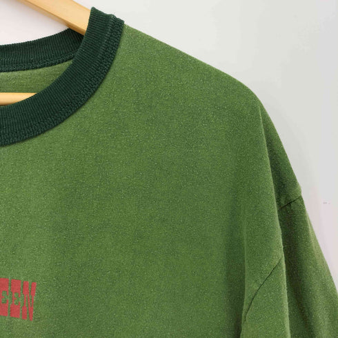 ジャージーズ JERZEES 90S プリント S/S リンガー Tシャツ 後染め メンズ import:L