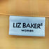 リズベイカー liz baker チェック柄 ダブルポケット L/S オープンカラー シアー シャツ レディース