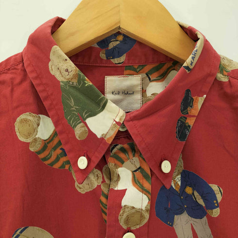 カールヘルム Karl Helmut クマ ラグビー 総柄シャツ メンズ JPN:L