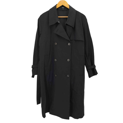 セオリー theory Sleek Trench DBL BR Trench レディース S
