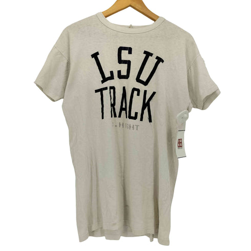 チャンピオンプロダクツユーエスエー CHAMPION PRODUCTS USA 60S プロダクツタグ LSU TRACK プリント S/S Tシャツ メンズ import:L