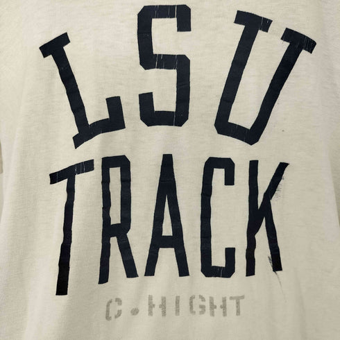 チャンピオンプロダクツユーエスエー CHAMPION PRODUCTS USA 60S プロダクツタグ LSU TRACK プリント S/S Tシャツ メンズ import:L