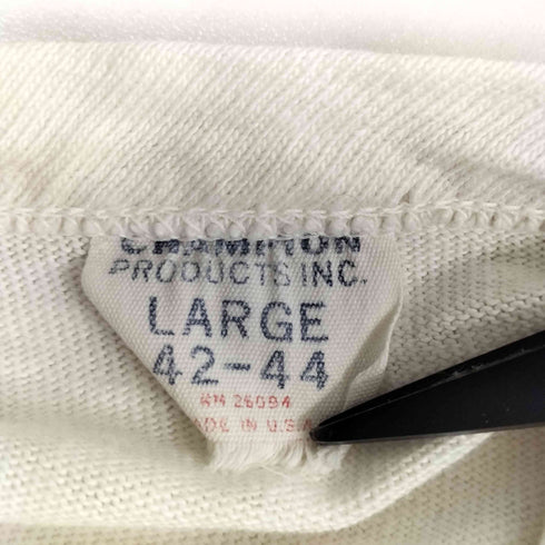 チャンピオンプロダクツユーエスエー CHAMPION PRODUCTS USA 60S プロダクツタグ LSU TRACK プリント S/S Tシャツ メンズ import:L