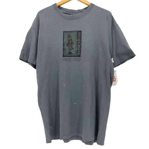 SDI 魚プリント s/s Tシャツ メンズ import:M