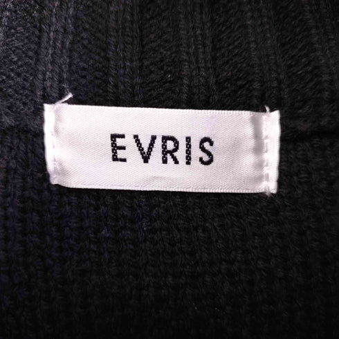 エヴリス EVRIS 22AW SUNNYハーフジップニットトップス レディース FREE