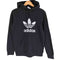 アディダスオリジナルス adidas Originals TREFOIL HOODIE BLACK トレフォイルロゴプリント プルオーバーパーカー メンズ JPN:S