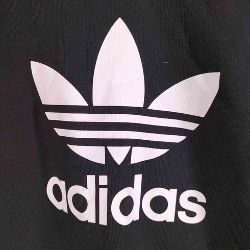 アディダスオリジナルス adidas Originals TREFOIL HOODIE BLACK トレフォイルロゴプリント プルオーバーパーカー メンズ JPN:S