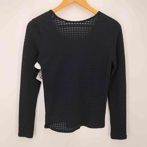 サロンアダムエロペ SALON adam et rope KINANジャガードロングスリーブTシャツ レディース F