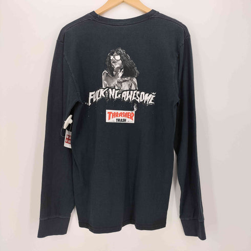 スラッシャー THRASHER ロゴ プリント L/S Tシャツ メンズ import:M
