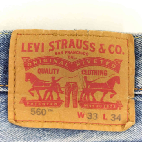 リーバイス Levis 560 レソト製 バギーデニムパンツ メンズ 33X34