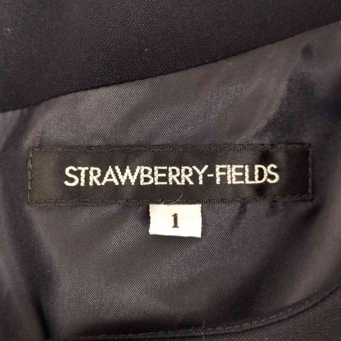 ストロベリーフィールズ STRAWBERRY-FIELDS 七分袖 フリルスリーブ ベルトワンピース レディース JPN:1