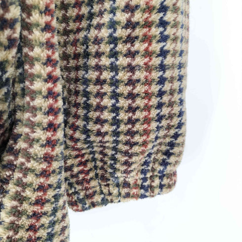 ウールリッチ WOOLRICH 千鳥柄 ハーフジップフリースプルオーバー メンズ JPN:S