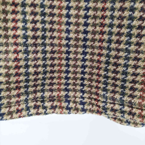 ウールリッチ WOOLRICH 千鳥柄 ハーフジップフリースプルオーバー メンズ JPN:S